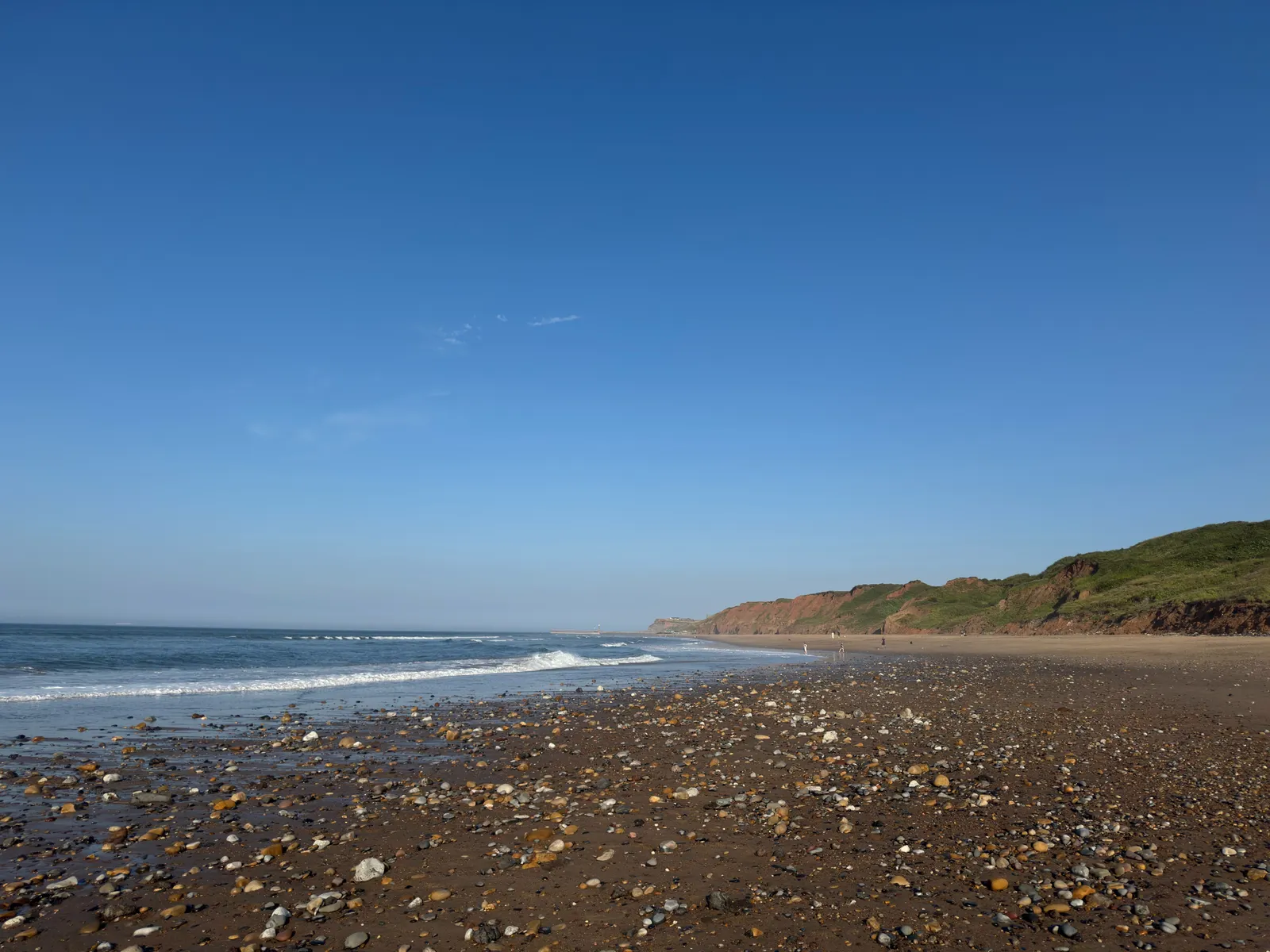 The Yorkshire coastline looking south toward Whitby