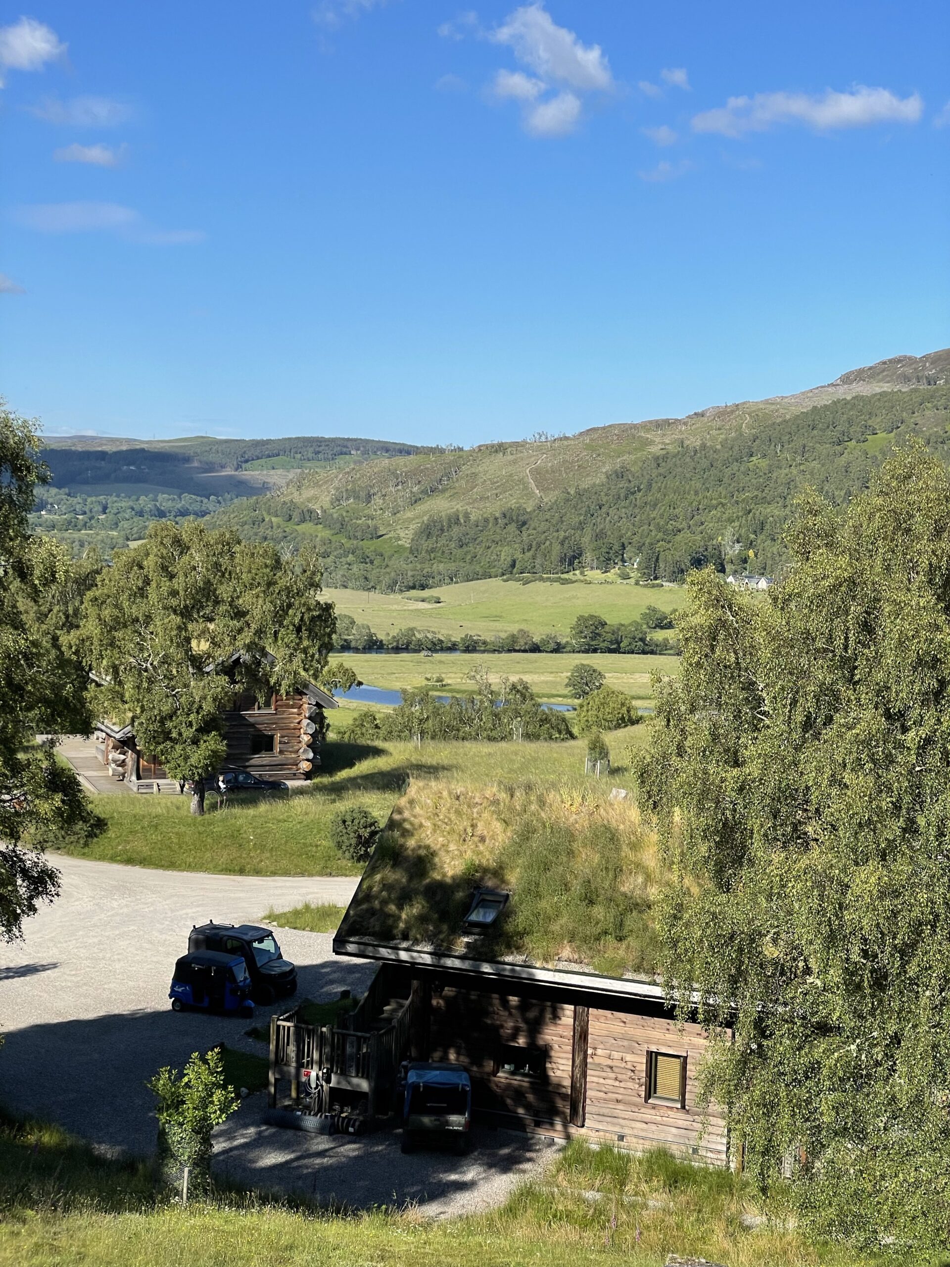 A lush green valley in the Scottish Highlands